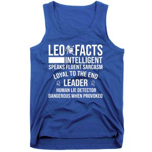 Leo Facts August Leo Zodiac Gift Tank Top