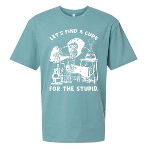 Let’S Find A Cure For The Stupid Gift Sueded Cloud Jersey T-Shirt