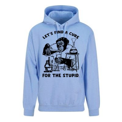 Let’S Find A Cure For The Stupid Gift Unisex Surf Hoodie