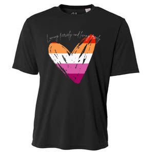 Loving Fiercely And Living Freely Cooling Performance Crew T-Shirt