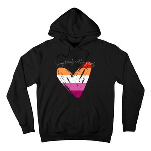 Loving Fiercely And Living Freely Hoodie