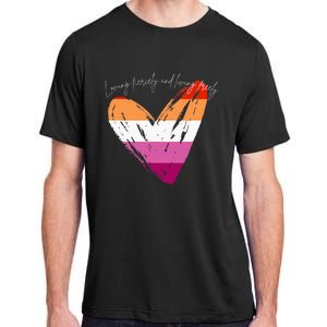 Loving Fiercely And Living Freely Adult ChromaSoft Performance T-Shirt