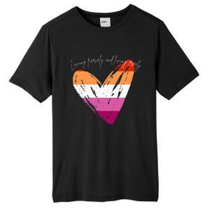 Loving Fiercely And Living Freely Tall Fusion ChromaSoft Performance T-Shirt