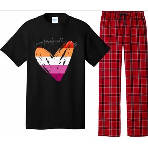 Loving Fiercely And Living Freely Pajama Set