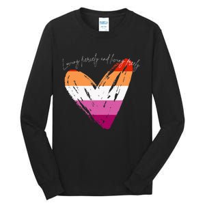 Loving Fiercely And Living Freely Tall Long Sleeve T-Shirt