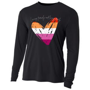 Loving Fiercely And Living Freely Cooling Performance Long Sleeve Crew