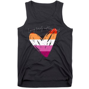 Loving Fiercely And Living Freely Tank Top