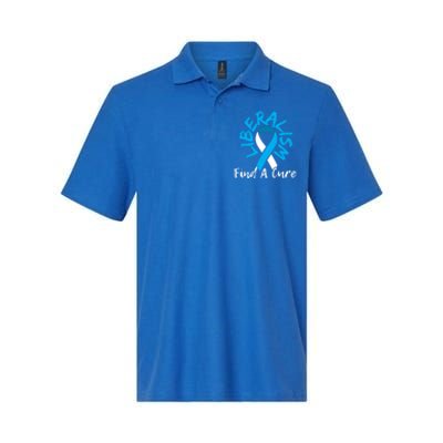 Liberalism Find A Cure Funny Conservative Republican Gift Great Gift Softstyle Adult Sport Polo