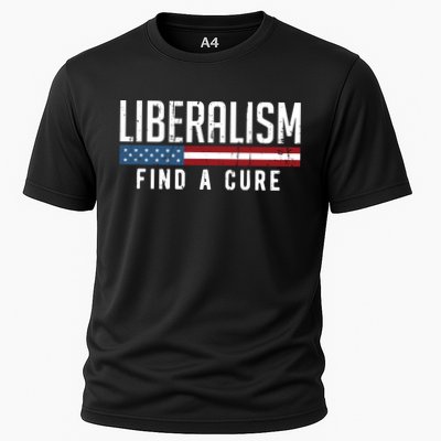 Liberalism Find A Cure Anti Liberal Gift Gift Performance Shirt