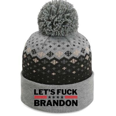 Let's Fuck Brandon Lets Fuck Brandon Lets Go Brandon The Baniff Cuffed Pom Beanie