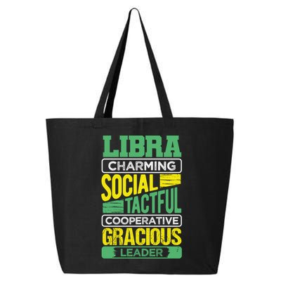 Libra Facts Birthday Gift Astrology Horoscope Zodiac Libra Gift 25L Jumbo Tote