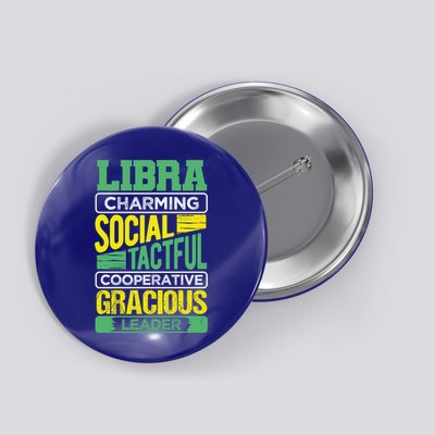 Libra Facts Birthday Gift Astrology Horoscope Zodiac Libra Gift Button