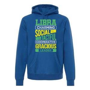 Libra Facts Birthday Gift Astrology Horoscope Zodiac Libra Gift Premium Hoodie