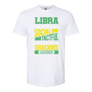 Libra Facts Birthday Gift Astrology Horoscope Zodiac Libra Gift Softstyle CVC T-Shirt