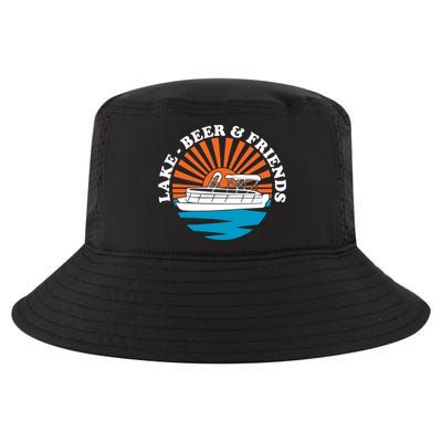 Lake Friends Boating Ing Summer Pontoon Boat Dad Mom Gift Cool Comfort Performance Bucket Hat