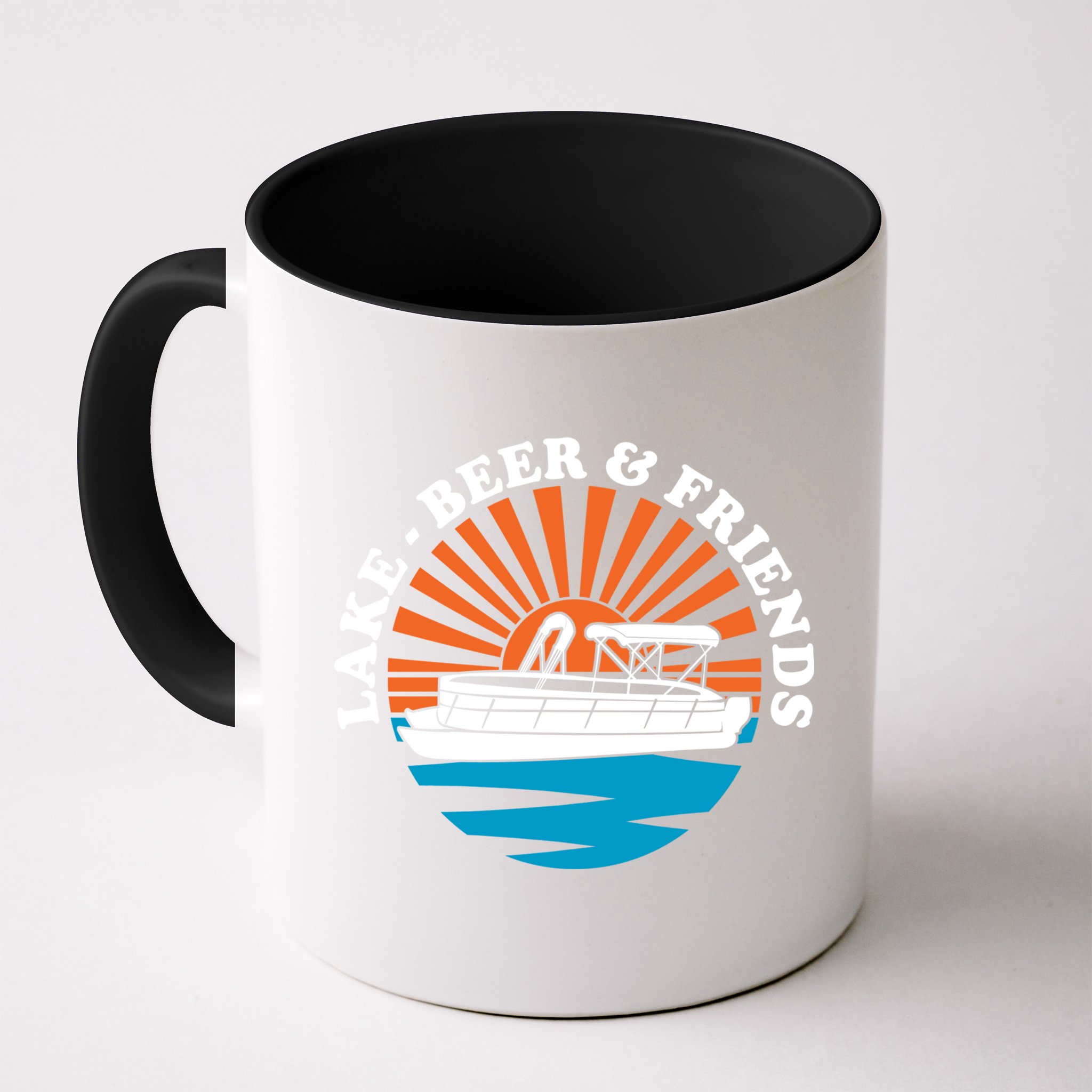 Lake Friends Boating Ing Summer Pontoon Boat Dad Mom Gift Mug