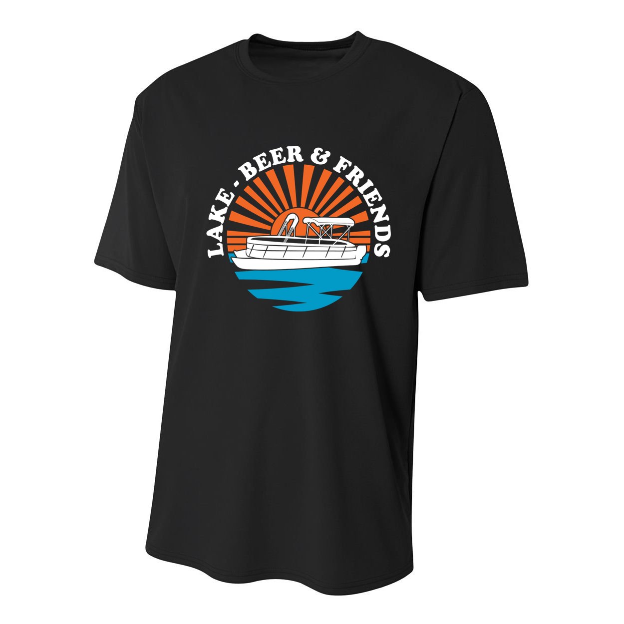 Lake Friends Boating Ing Summer Pontoon Boat Dad Mom Gift Youth Performance Sprint T-Shirt