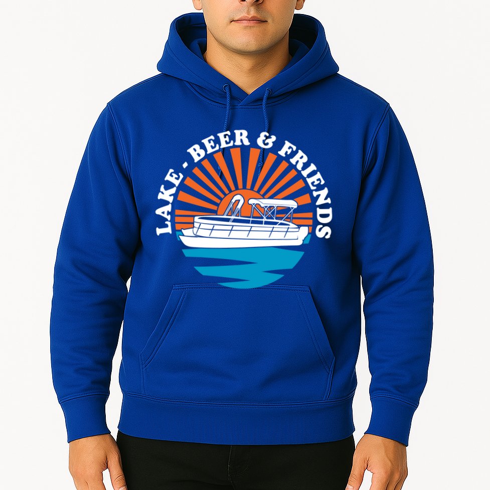 Lake Friends Boating Ing Summer Pontoon Boat Dad Mom Gift Hoodie