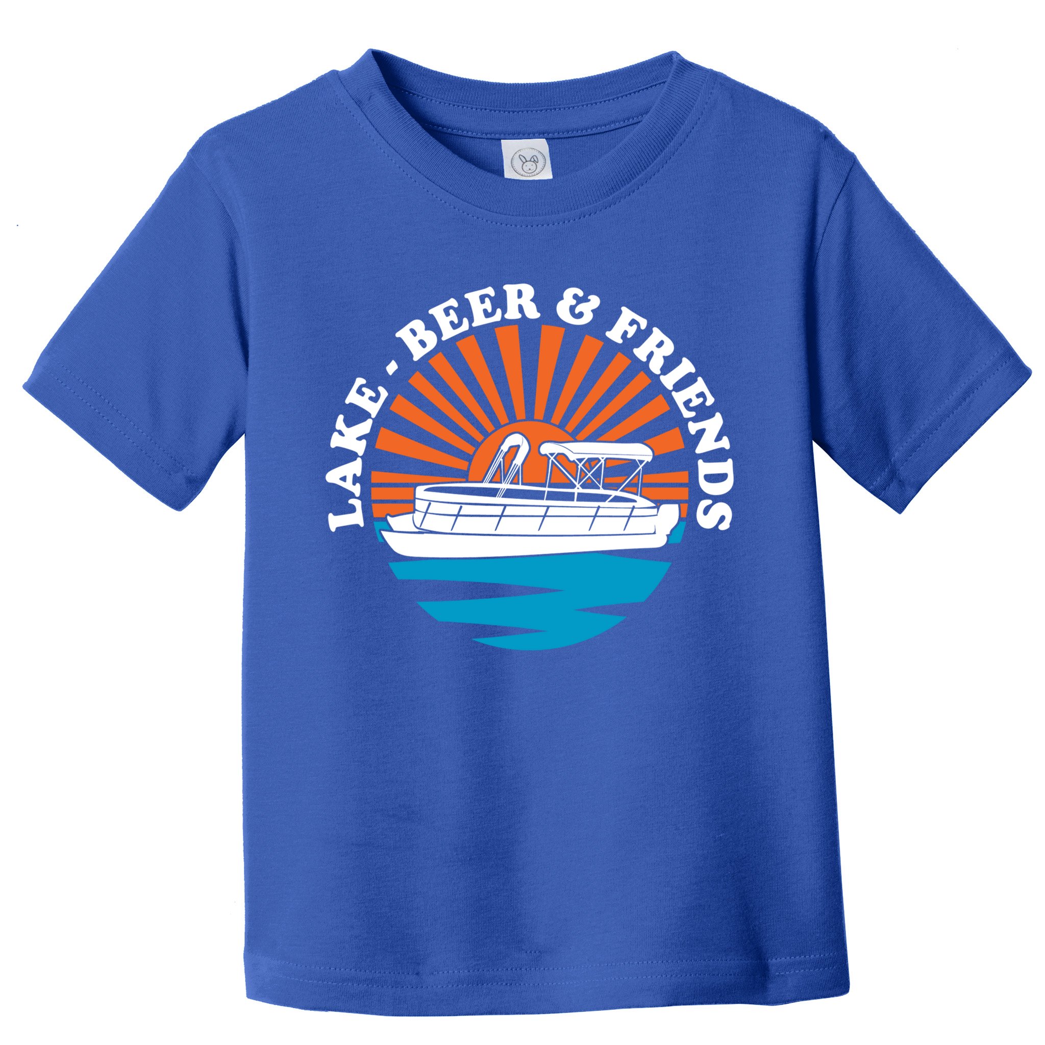 Lake Friends Boating Ing Summer Pontoon Boat Dad Mom Gift Toddler T-Shirt