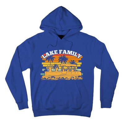 Lake Family Boating Weekend Summer Pontoon Boat Dad Mom Meaningful Gift Hoodie