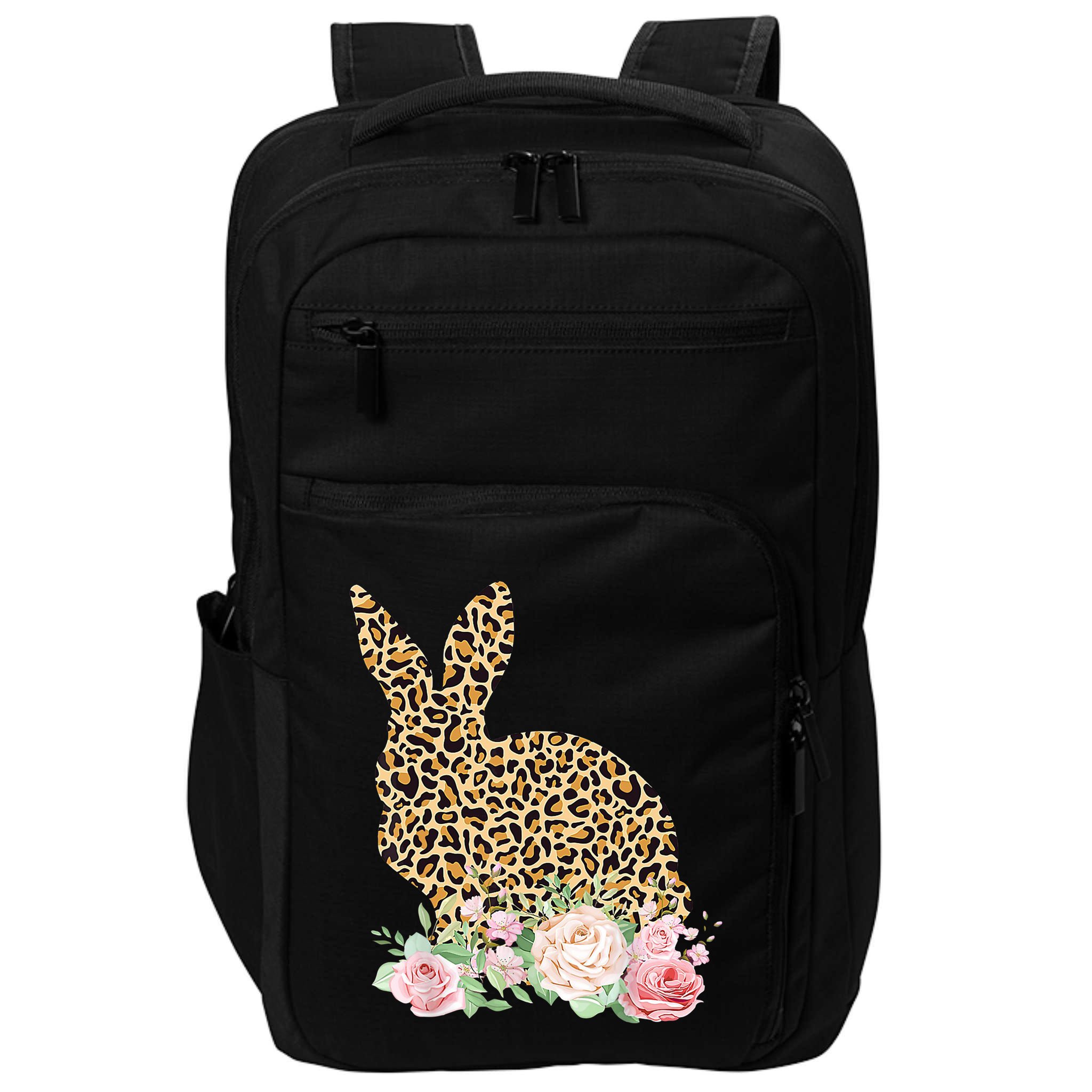 Leopard Floral Bunny Impact Tech Backpack