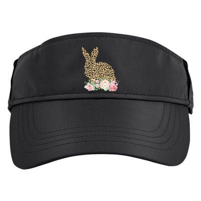 Leopard Floral Bunny Adult Drive Performance Visor
