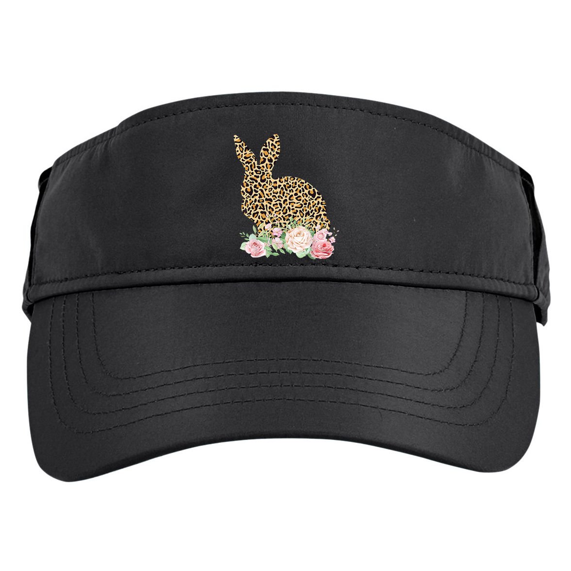 Leopard Floral Bunny Adult Drive Performance Visor