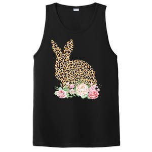 Leopard Floral Bunny PosiCharge Competitor Tank