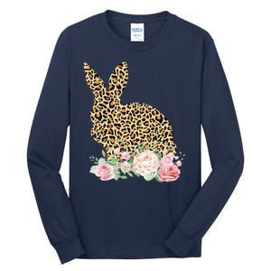 Leopard Floral Bunny Tall Long Sleeve T-Shirt