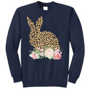 Leopard Floral Bunny Tall Sweatshirt