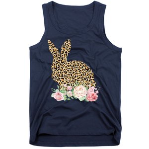 Leopard Floral Bunny Tank Top