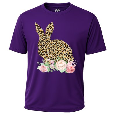 Leopard Floral Bunny Performance Shirt