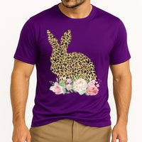 Leopard Floral Bunny Cooling Performance Crew T-Shirt