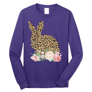 Leopard Floral Bunny Long Sleeve Shirt