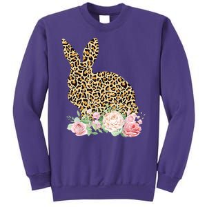 Leopard Floral Bunny Sweatshirt