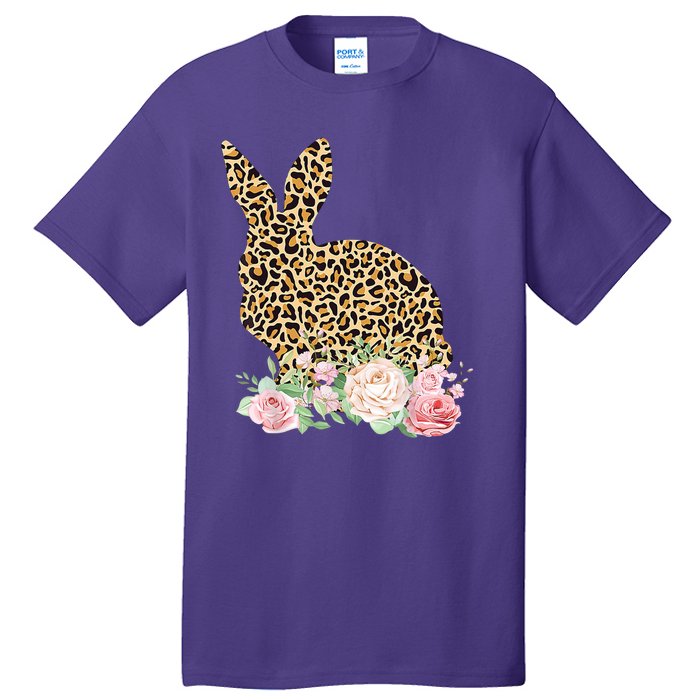 Leopard Floral Bunny Tall T-Shirt