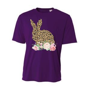 Leopard Floral Bunny Performance Sprint T-Shirt