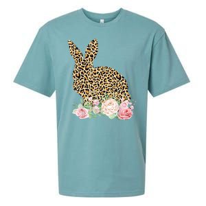 Leopard Floral Bunny Sueded Cloud Jersey T-Shirt