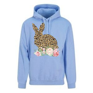 Leopard Floral Bunny Unisex Surf Hoodie