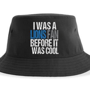 Lions Fan Before It Was Cool Lions Gear Lions Fan Sustainable Bucket Hat