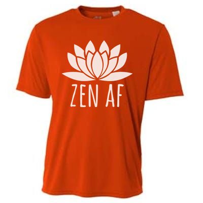 Lotus Flower Buddhism Zen Af Gift Cooling Performance Crew T-Shirt