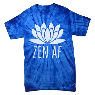 Lotus Flower Buddhism Zen Af Gift Tie-Dye T-Shirt