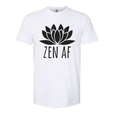 Lotus Flower Buddhism Zen Af Gift Softstyle CVC T-Shirt