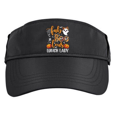 Leopard Fab Boo Lous Lunch Lady Team Teacher Halloween Adult Drive Performance Visor