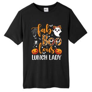 Leopard Fab Boo Lous Lunch Lady Team Teacher Halloween Tall Fusion ChromaSoft Performance T-Shirt