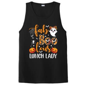 Leopard Fab Boo Lous Lunch Lady Team Teacher Halloween PosiCharge Competitor Tank