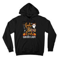 Leopard Fab Boo Lous Lunch Lady Team Teacher Halloween Tall Hoodie