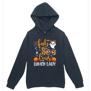 Leopard Fab Boo Lous Lunch Lady Team Teacher Halloween Urban Pullover Hoodie