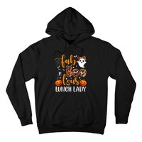 Leopard Fab Boo Lous Lunch Lady Team Teacher Halloween Hoodie