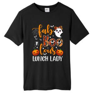 Leopard Fab Boo Lous Lunch Lady Team Teacher Halloween Tall Fusion ChromaSoft Performance T-Shirt